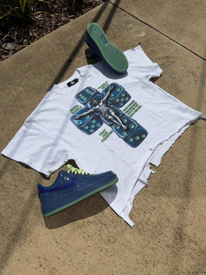 "Prosper Vintage"  Boxy Distressed T-Shirt