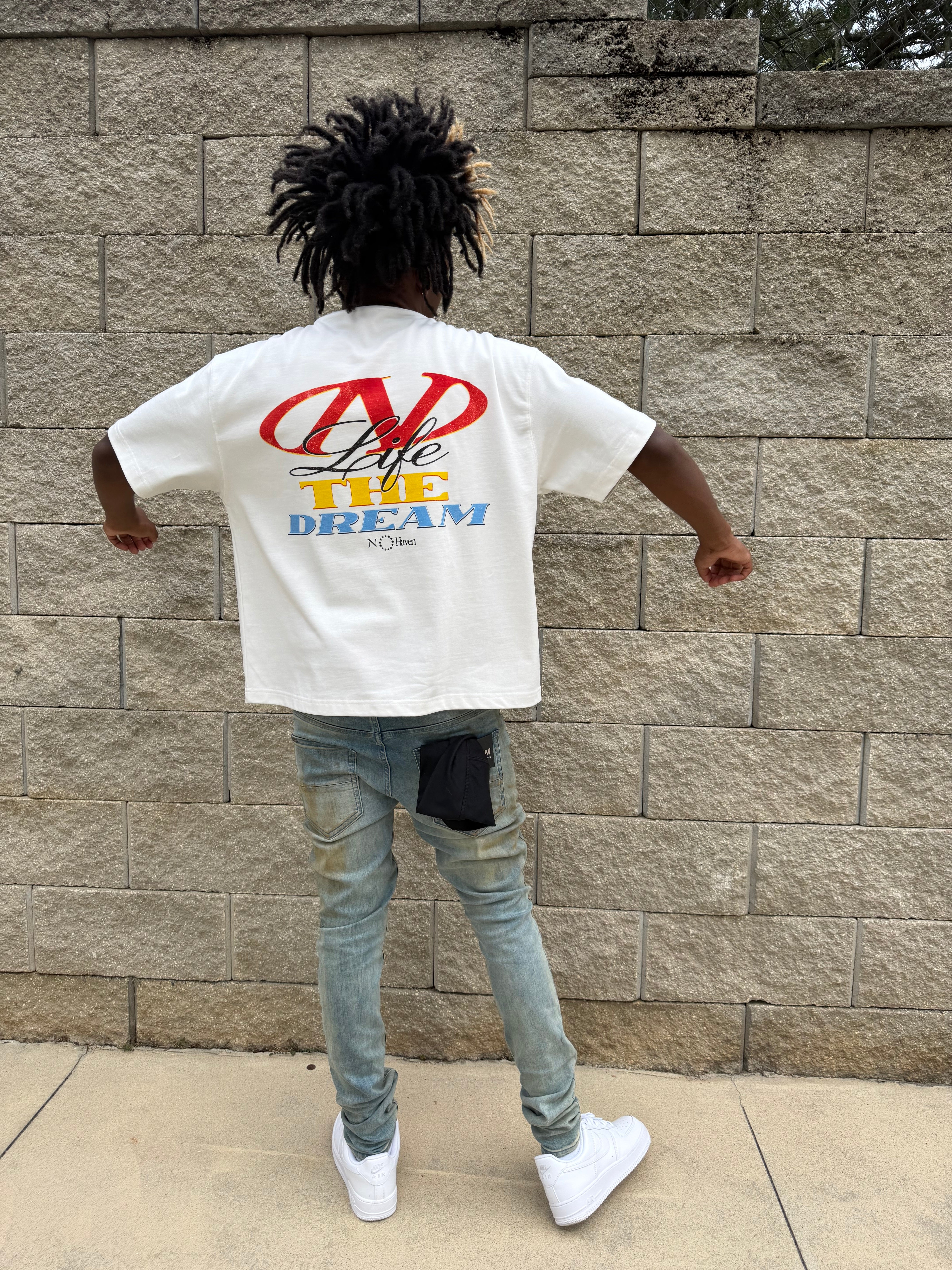 “COASTAL HAVEN” oversized Boxy tee