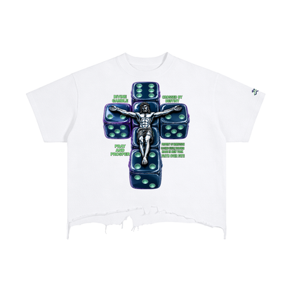 "Prosper Vintage"  Boxy Distressed T-Shirt