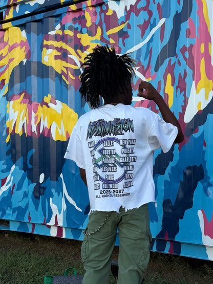 "Prosper Vintage"  Boxy Distressed T-Shirt