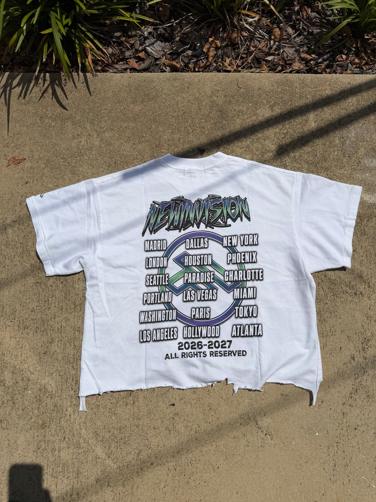 "Prosper Vintage"  Boxy Distressed T-Shirt