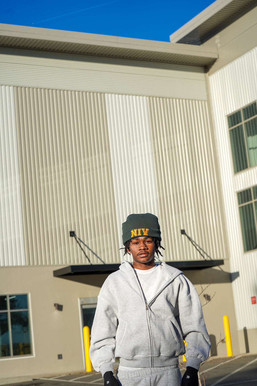 NIV Embroidered Beanie