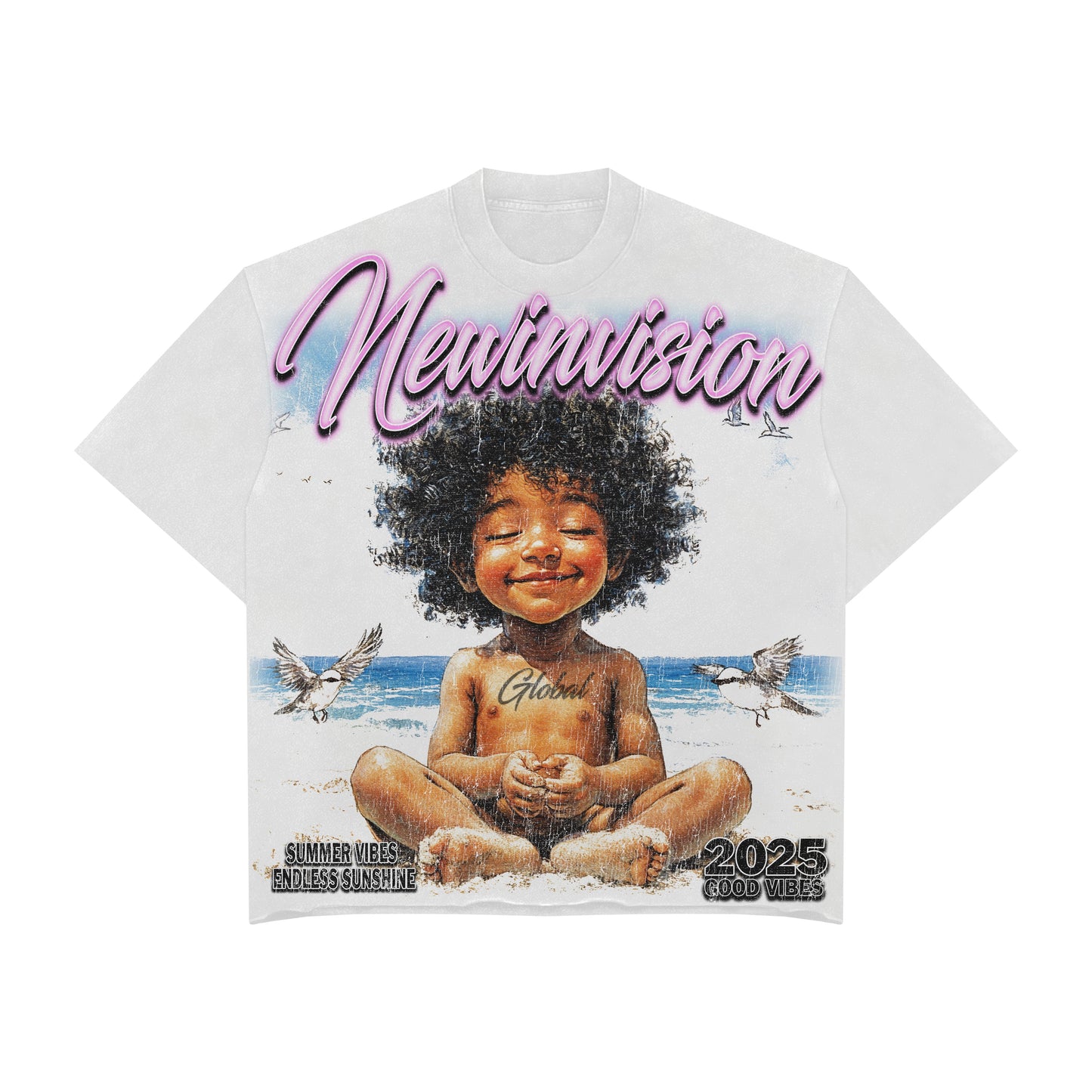 “GLOBAL” Oversized Fit T Shirt