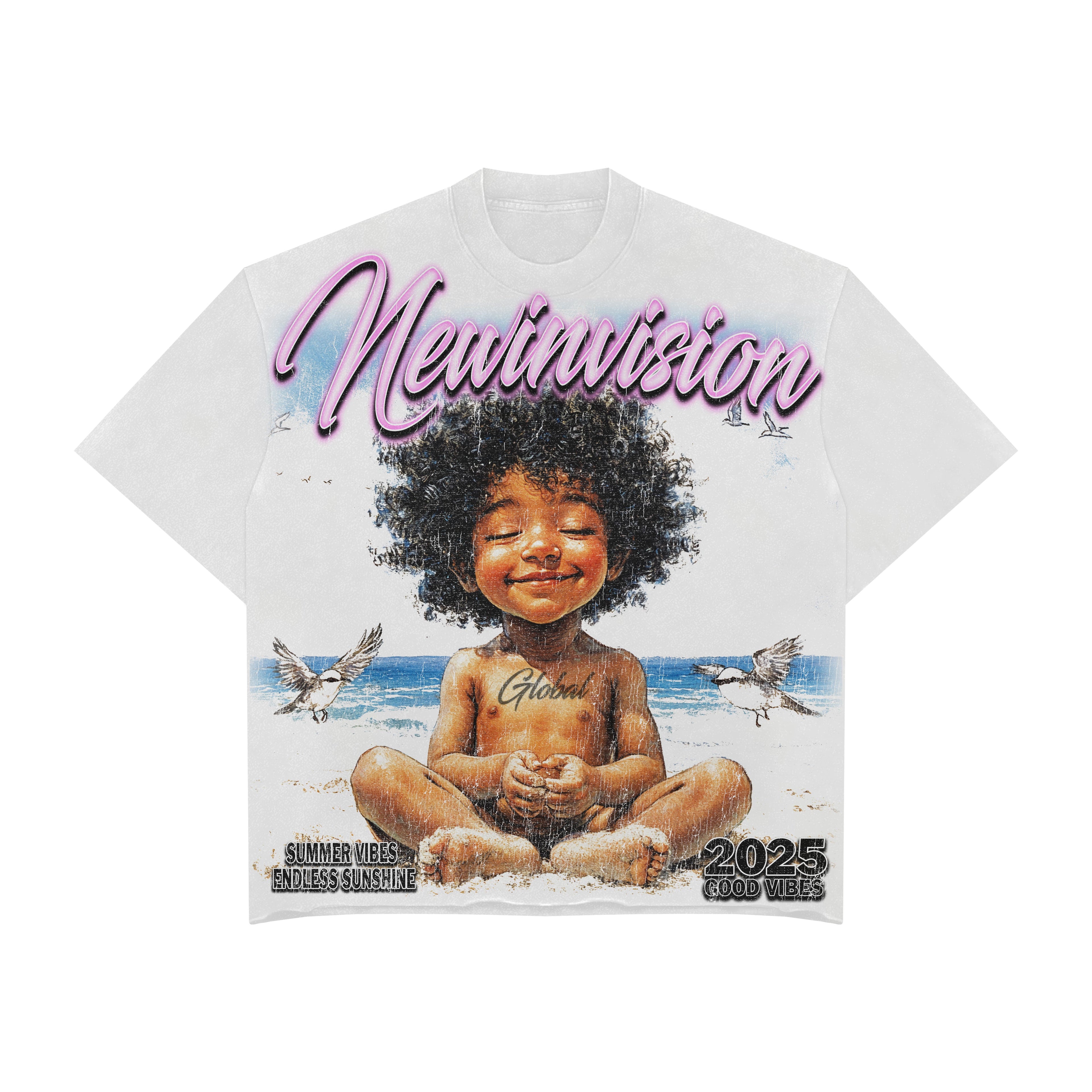 “GLOBAL” Oversized Fit T Shirt